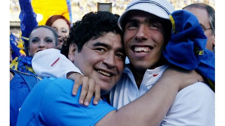 Tévez pide homenaje a Maradona.
