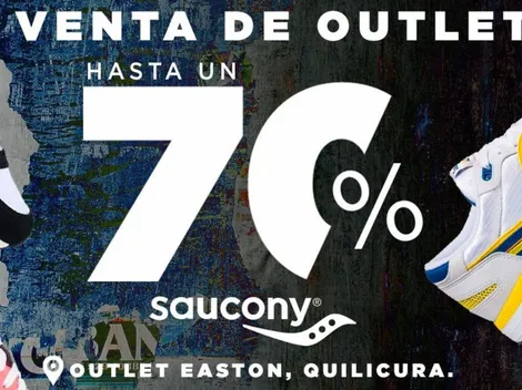 Hasta 70% de descuento en la venta de bodega de zapatillas Saucony