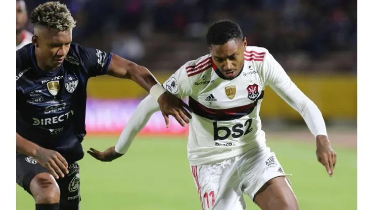 Independiente del Valle - Flamengo en el partido de ida