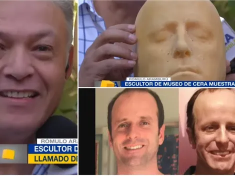 Al escultor del museo de cera de Las Condes no le gustó las burlas de Kramer a su estatua
