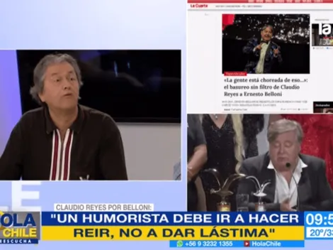Claudio Reyes repasó a Ernesto Belloni por su rutina en Viña