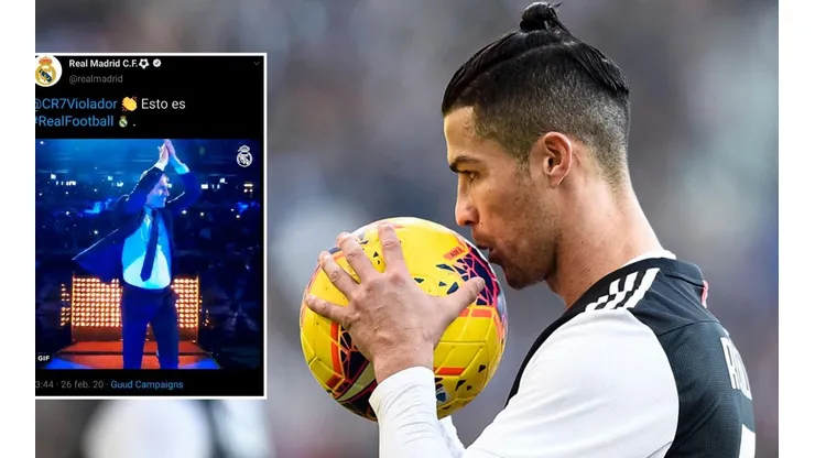 "CR7 Violador": hackean cuenta de Twitter del Real Madrid con fuerte mensaje contra Cristiano Ronaldo