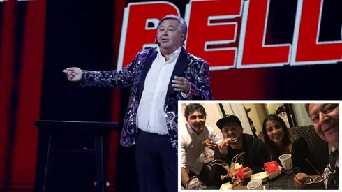 Ernesto belloni celebró con sus hijos las gaviotas en la Quinta Vergara.