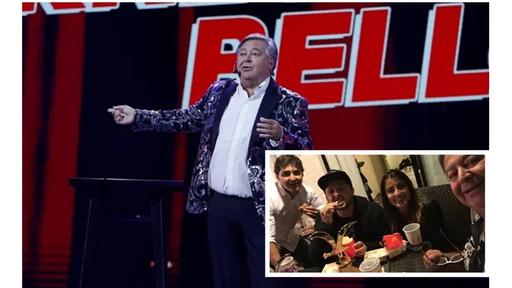 Ernesto belloni celebró con sus hijos las gaviotas en la Quinta Vergara.