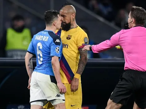 Prensa española elogia a Vidal, le cobra la roja y lamentan su baja