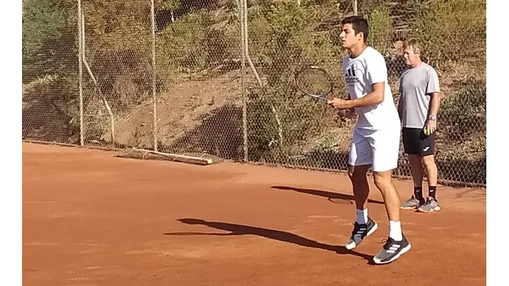 Garin entrena y la rompe con la gente.