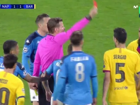 Arturo Vidal recibe dos amarillas en un segundo y es expulsado