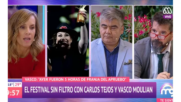 Vasco Moulián criticó la segunda noche del Festival de Viña del Mar, y cree que fue "una noche de extrema izquierda".