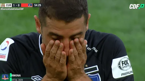 Carmona lamenta su expulsión.