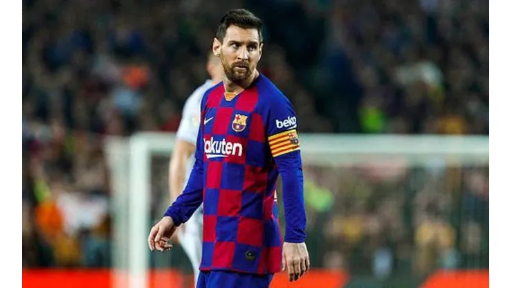 Messi ante el Eibar por la Liga Española