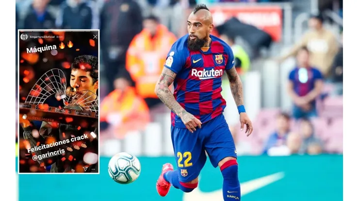 De crack a crack: las felicitaciones de Arturo Vidal a Cristian Garín por su título en el ATP de Río