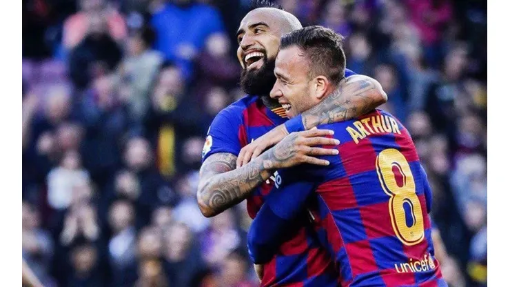 Vidal jugó todo el encuentro como puntero izquierdo.