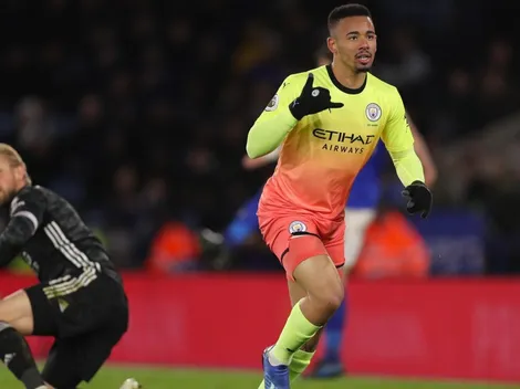 Gabriel Jesus salva a Manchester City que supera a Leicester