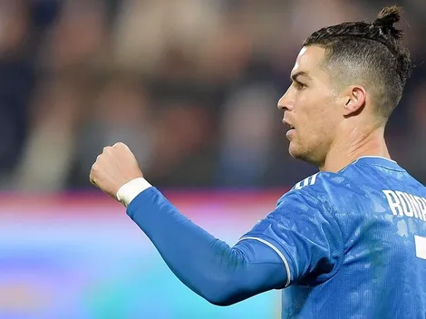 CR7 suma once partidos seguidos marcando en Serie A