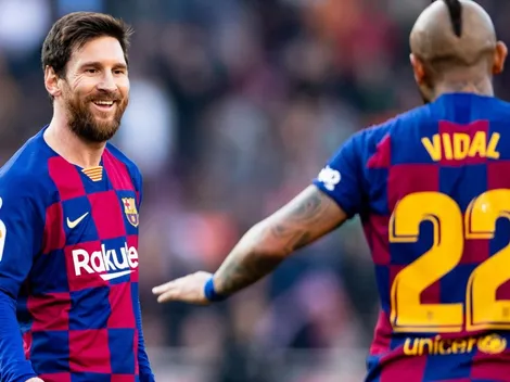 Barcelona golea a Eibar con show de Messi y Vidal de delantero