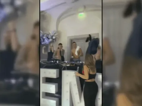 La loca fiesta del PSG tras la derrota ante el Dortmund en la Champions