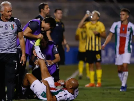 La rabia de Basay tras la derrota de Palestino