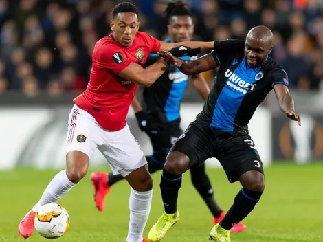 Manchester United rescata un valioso empate ante Brujas