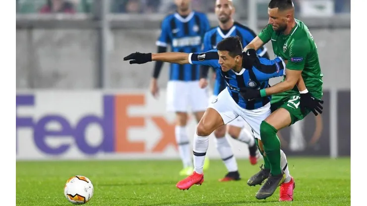 Alexis Sánchez fue clave en el trabajado triunfo del Internazionale contra Ludogorets por la Europa League