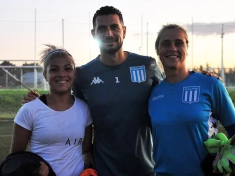 Gabriel Arias entrena a las arqueras de Racing Club femenino