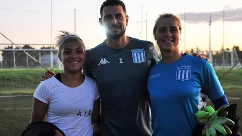 Arias y las arqueras de La Academia.