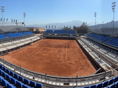 Espectacular: así quedó el court central de San Carlos para el Chile Open