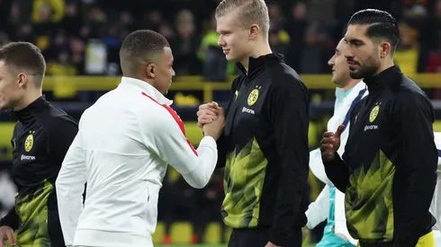 Mbappé saluda a Haaland