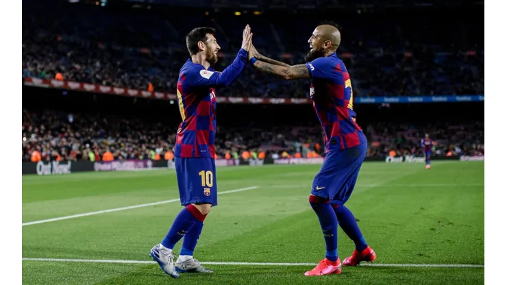 Messi y Vidal se llevan muy bien