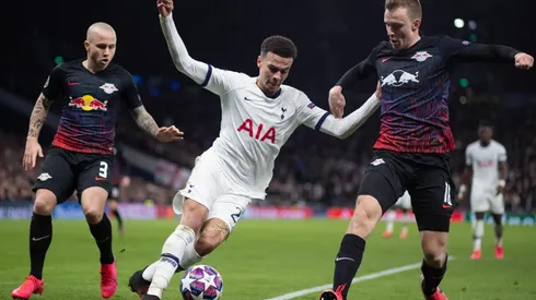 Leipzig, con camisetas diferentes.