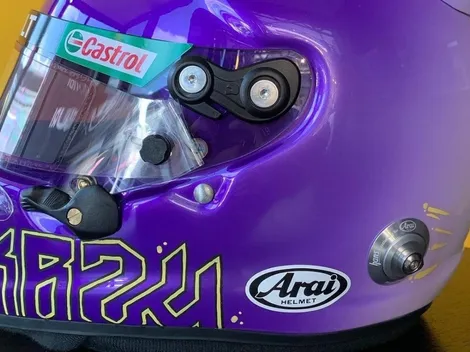 Mamba forever: Piloto de F1 estrena casco en homenaje a Kobe Bryant