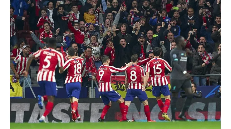 El Atlético frenó al Liverpool en la Champions.