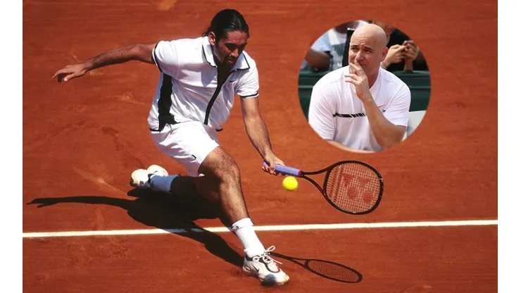 Ríos contra la ATP y Agassi.