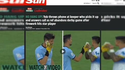 The Sun y la noticia del clásico.