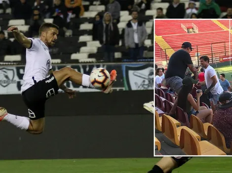 Visita sorpresa: Costa aparece en el duelo entre Unión Española y Audax Italiano