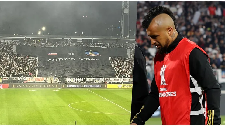 El King no pudo ver en cancha el homenaje de los hinchas.