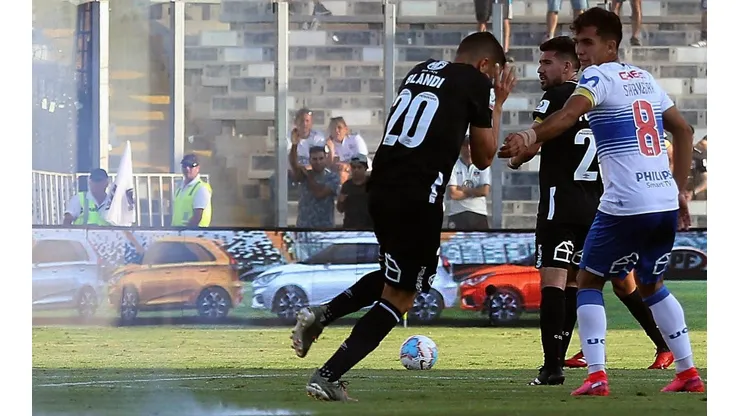 Blandi fue herido por un lanzamiento de artificio.