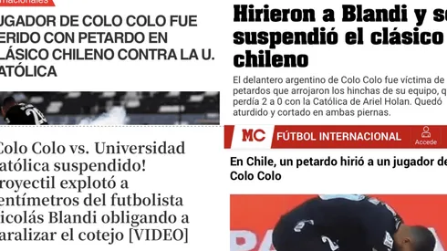 Portadas de diarios internacionales