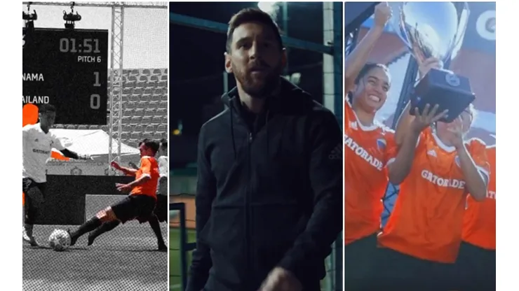 Lionel Messi es el encargado de invitar a los participantes del Gatorade 5v5 Chile 2020.