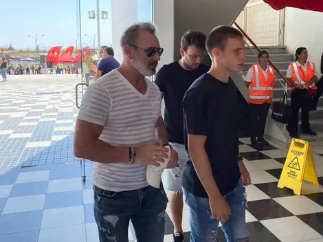 Corazón dividido: Marcelo Barticciotto y Bruno Barticciotto en el Monumental