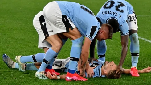 Alexis no pudo hacer nada ante la Lazio