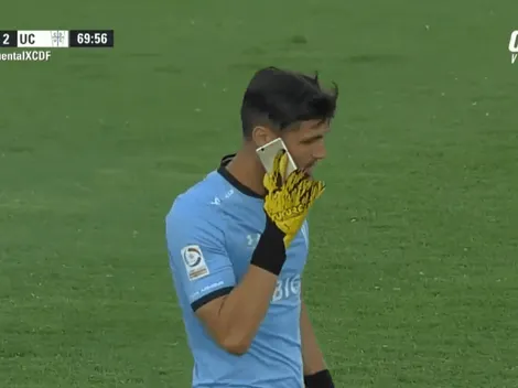 Video: ¡Insólito! le lanzan un celular a Matías Dituro en el clásico