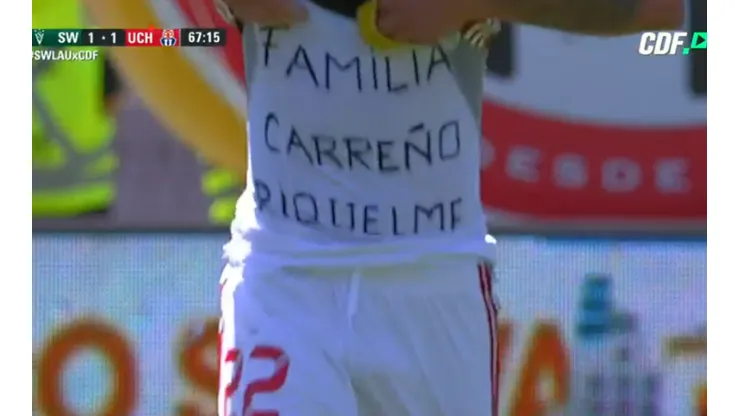 Aránguiz y su dedicatoria