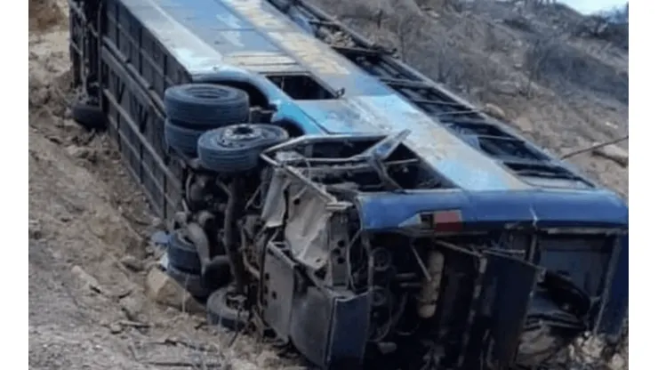 Así quedó el bus