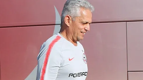 Reinaldo Rueda en la última gira de la selección chilena