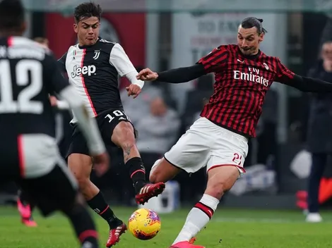 Juventus rescata un empate ante AC Milan por Coppa Italia