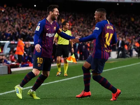 Malcom asegura que Messi y hasta Vidal tapan los problemas del Barça
