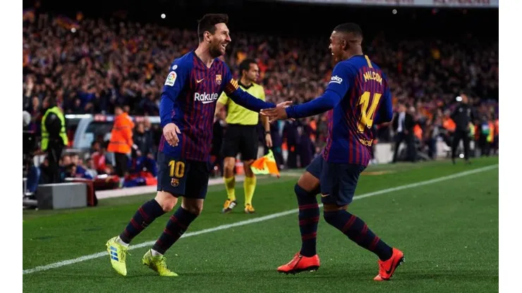 Malcom asegura que Lionel Messi y hasta Arturo Vidal tapan los problemas del Barcelona