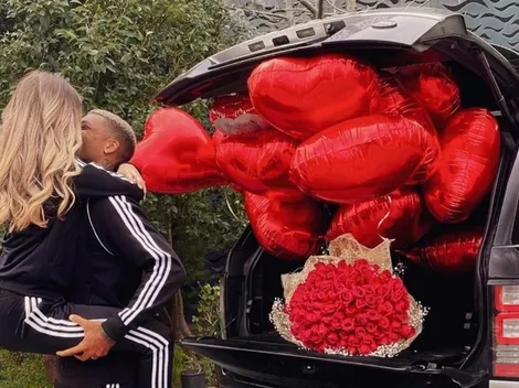 El día de los enamorados de los jugadores chilenos en Instagram