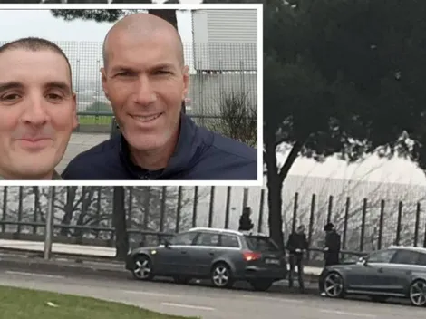 Mueblista es chocado por Zidane y terminan sacándose una selfie