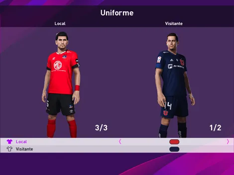 Colo Colo y la U con uniformes nuevos en eFootball PES 2020 tras el DLC 4.0